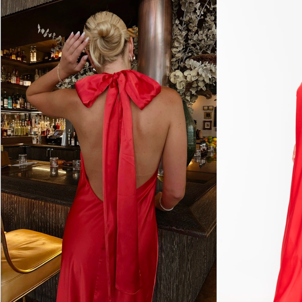 Show Me Your MuMu Red Lisa Maxi Dress